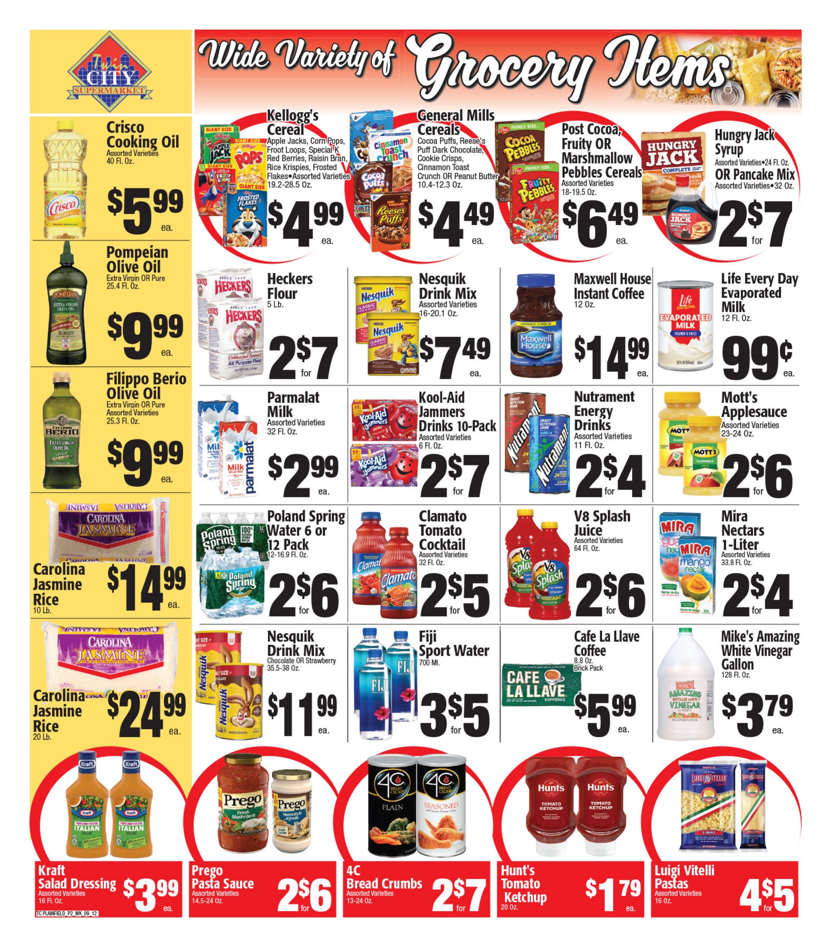 Twin City Supermarket (600 Park Avenue, Plainfield, NJ) Weekly Ad September 7 - 13, 2026