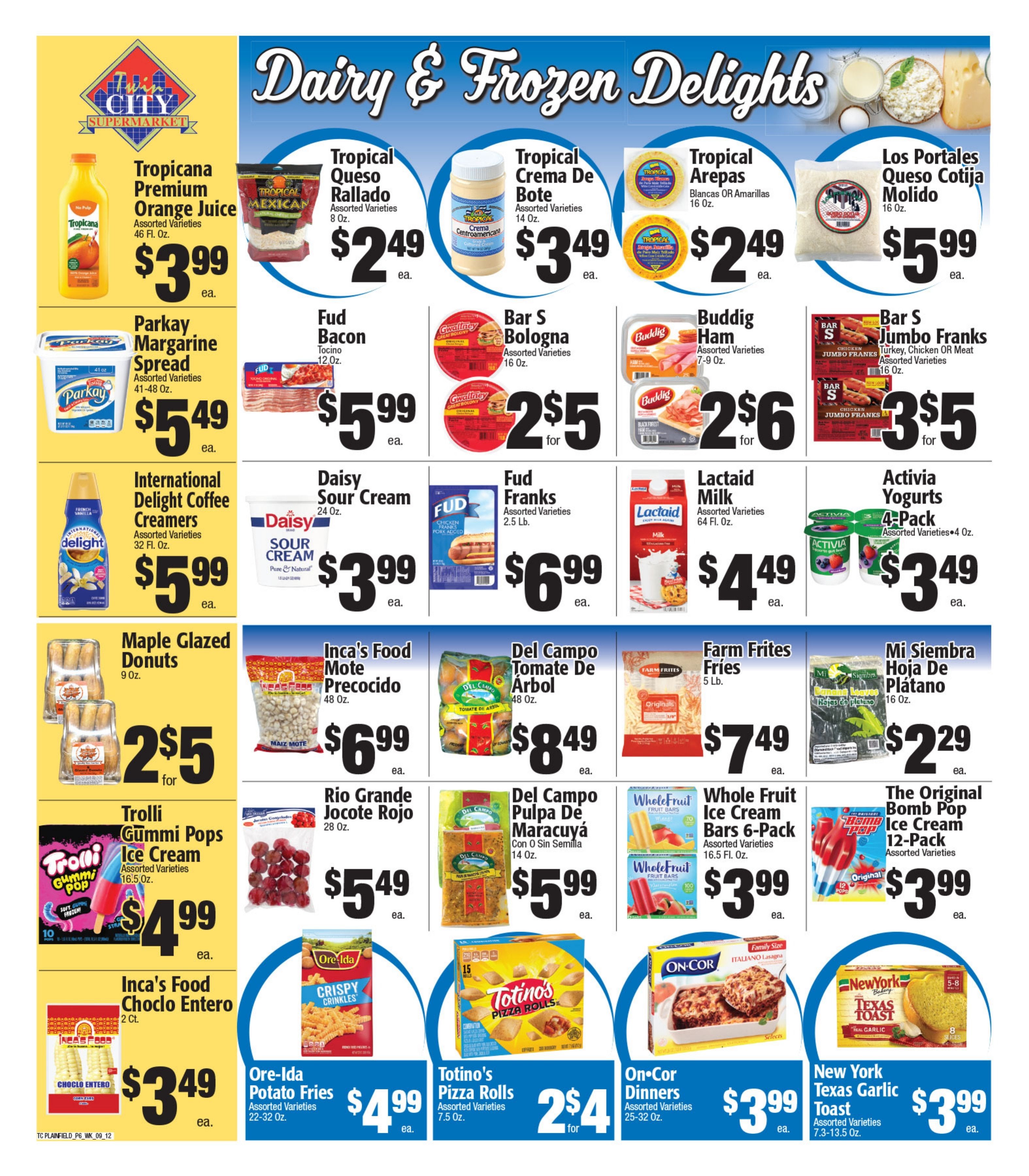 Twin City Supermarket (600 Park Avenue, Plainfield, NJ) Weekly Ad September 7 - 13, 2026