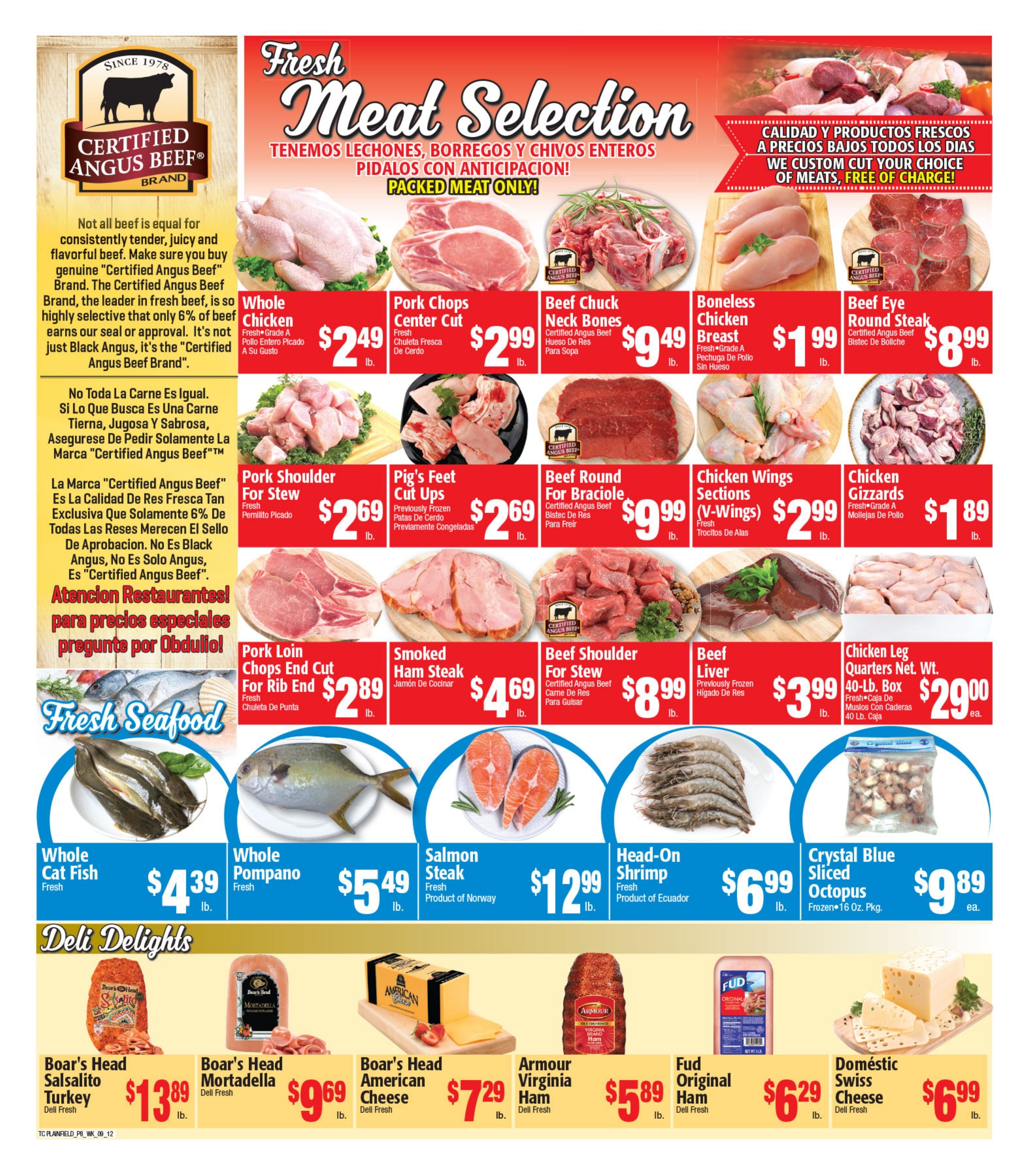 Twin City Supermarket (600 Park Avenue, Plainfield, NJ) Weekly Ad September 7 - 13, 2026