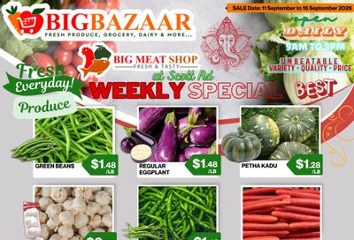 Big Bazaar Canada Flyer September 11 to 17