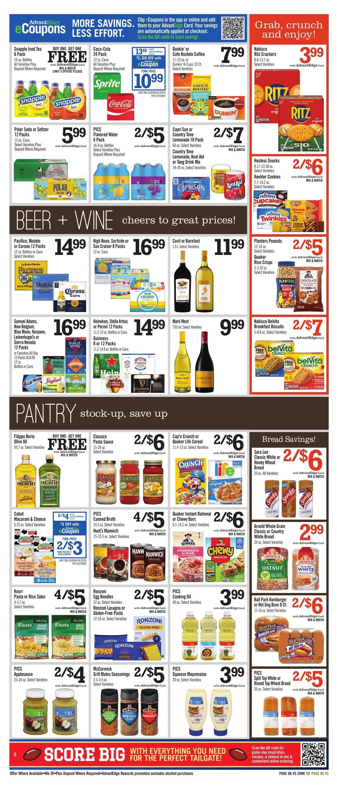 Price Chopper (Williamstown Area, MA) Weekly Ad September 13 - 19, 2026