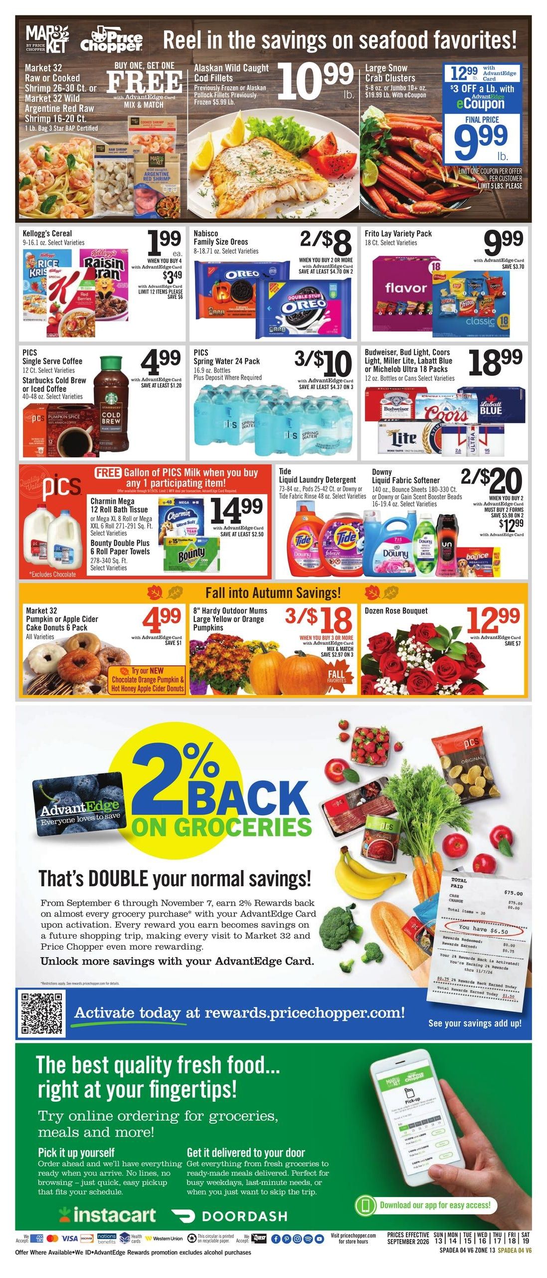 Price Chopper (Franconia Area, NH) Weekly Ad September 13 - 19, 2026