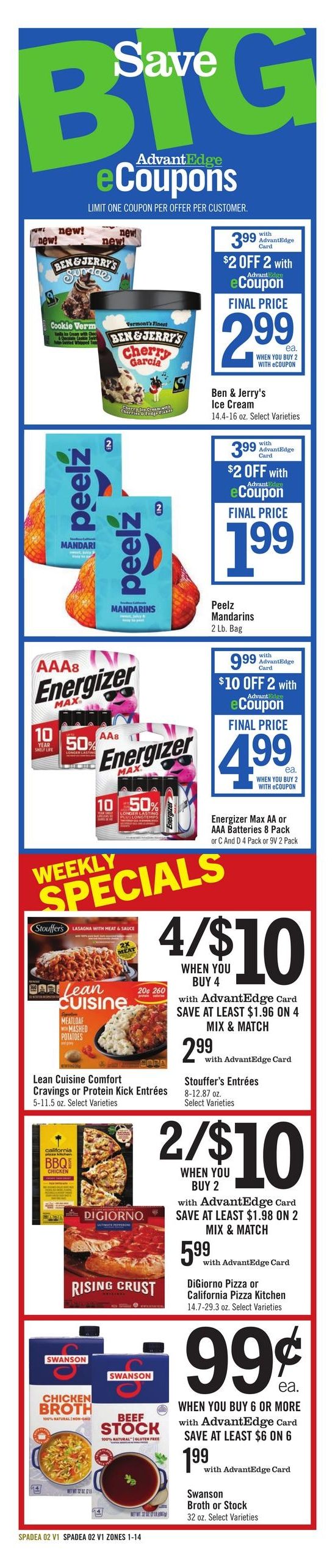 Price Chopper (Chateaugay Area, NY) Weekly Ad September 13 - 19, 2026