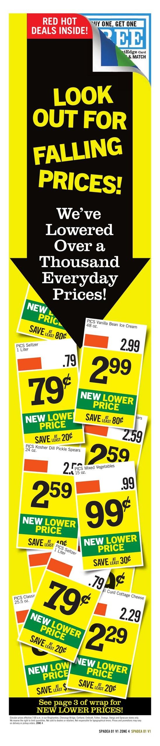 Price Chopper (Syracuse Area, NY) Weekly Ad September 13 - 19, 2026