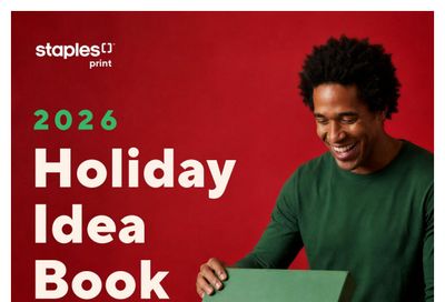 Staples Holiday Idea Gift Guide September 10 to December 31