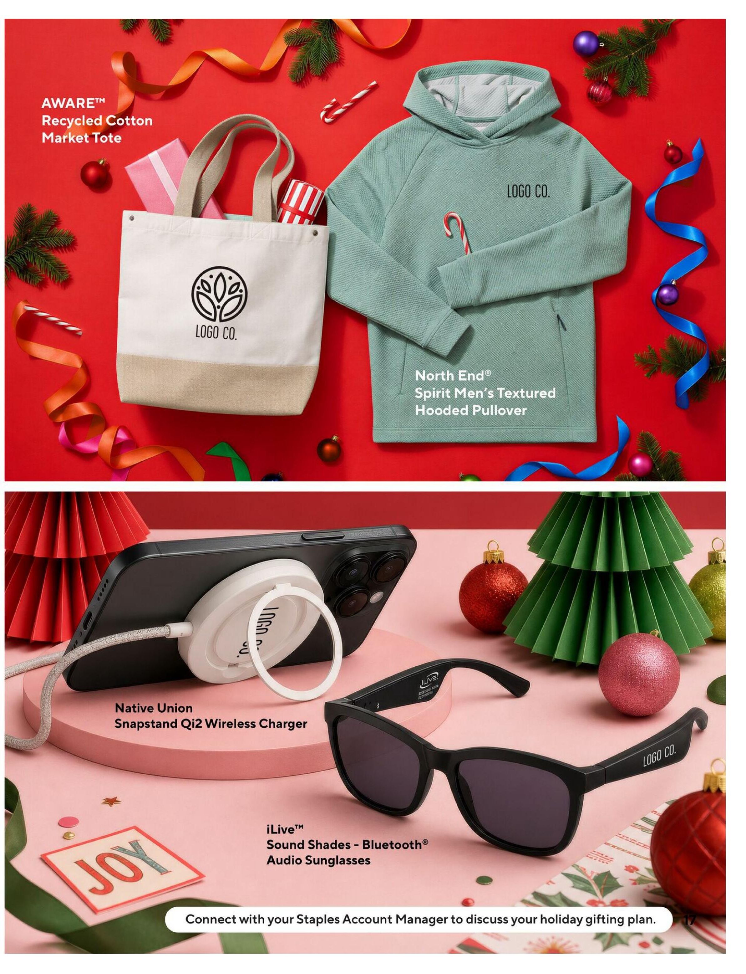 Staples Holiday Idea Gift Guide September 10 to December 31