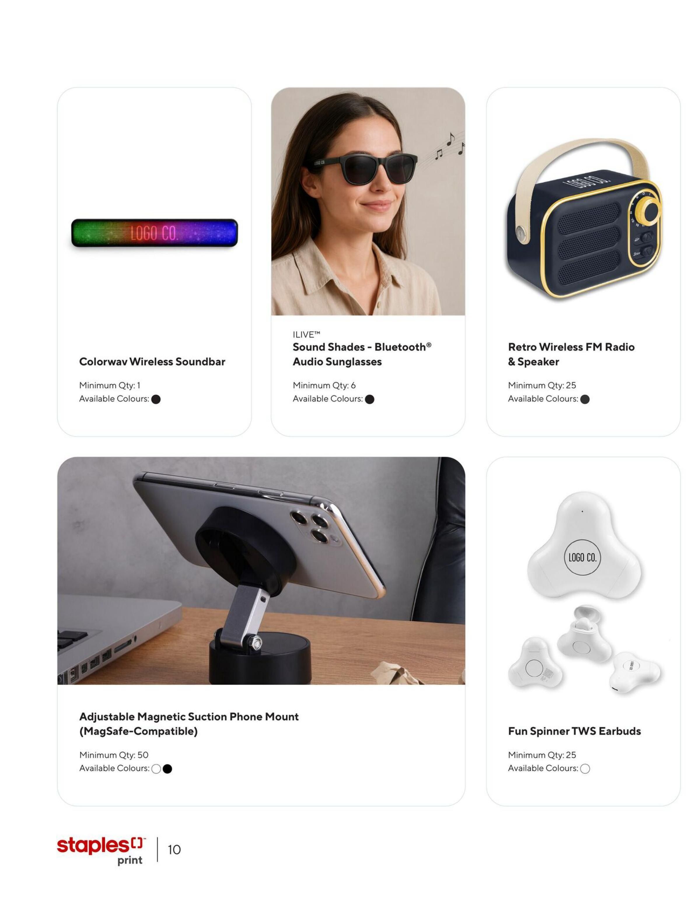 Staples Holiday Idea Gift Guide September 10 to December 31