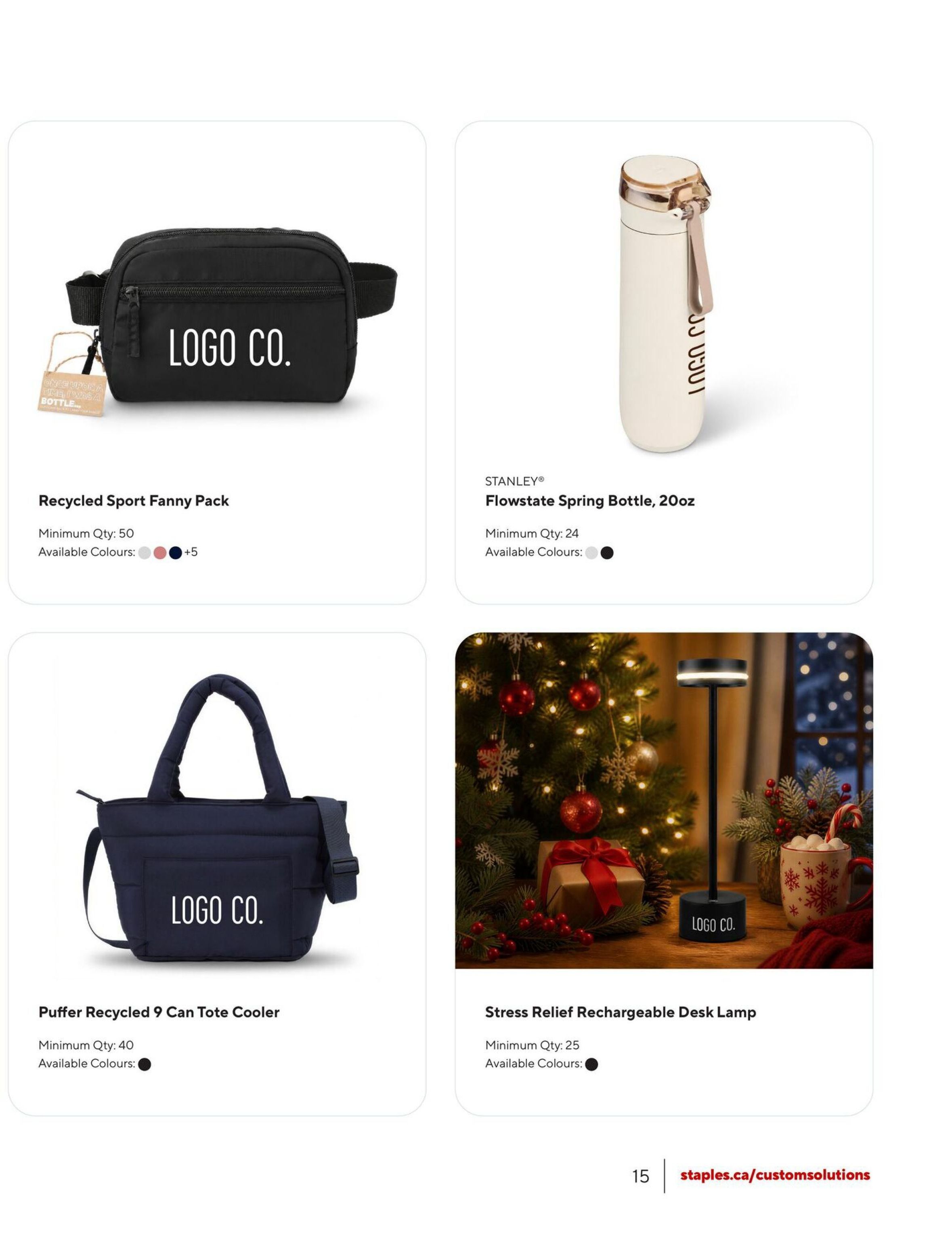 Staples Holiday Idea Gift Guide September 10 to December 31