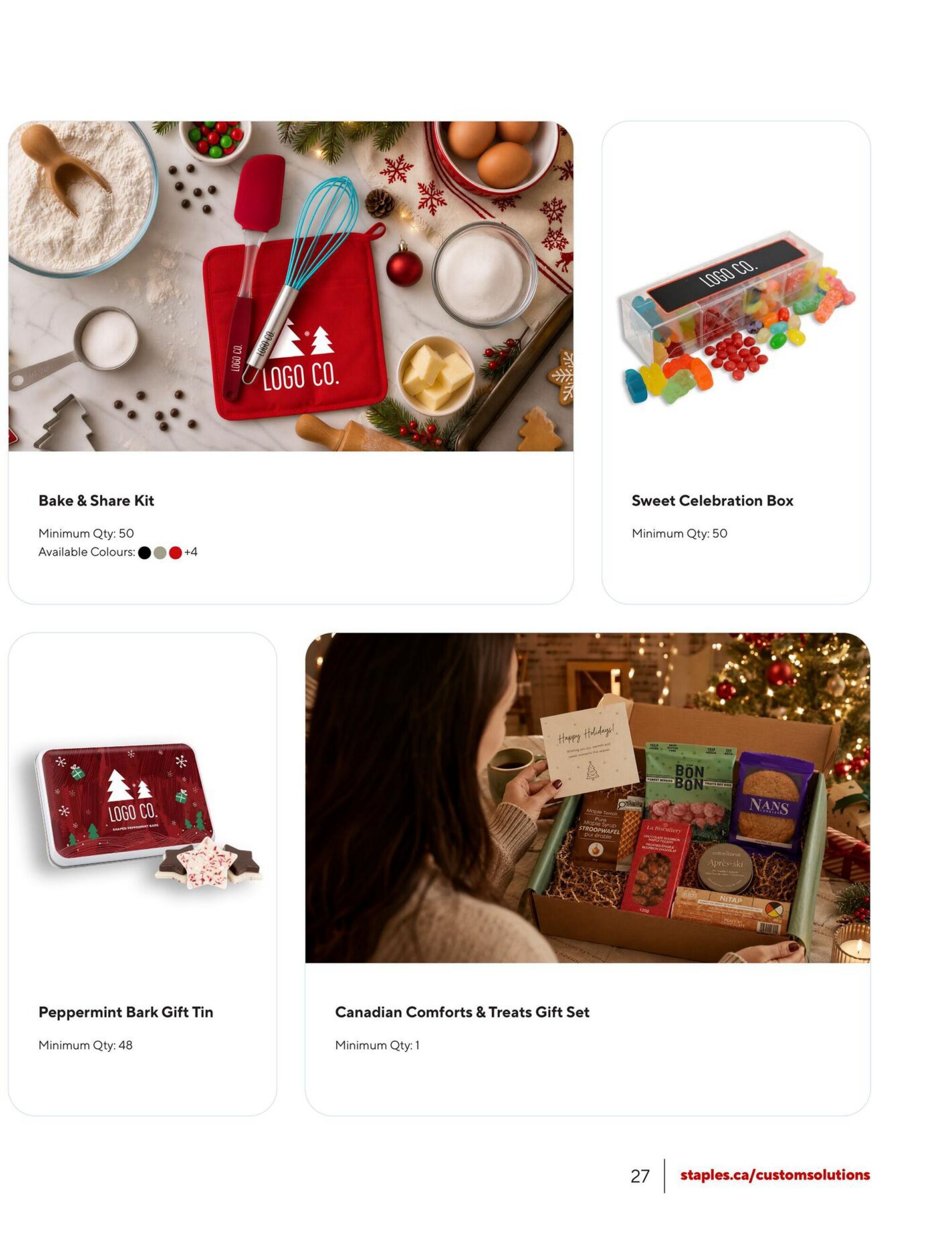 Staples Holiday Idea Gift Guide September 10 to December 31