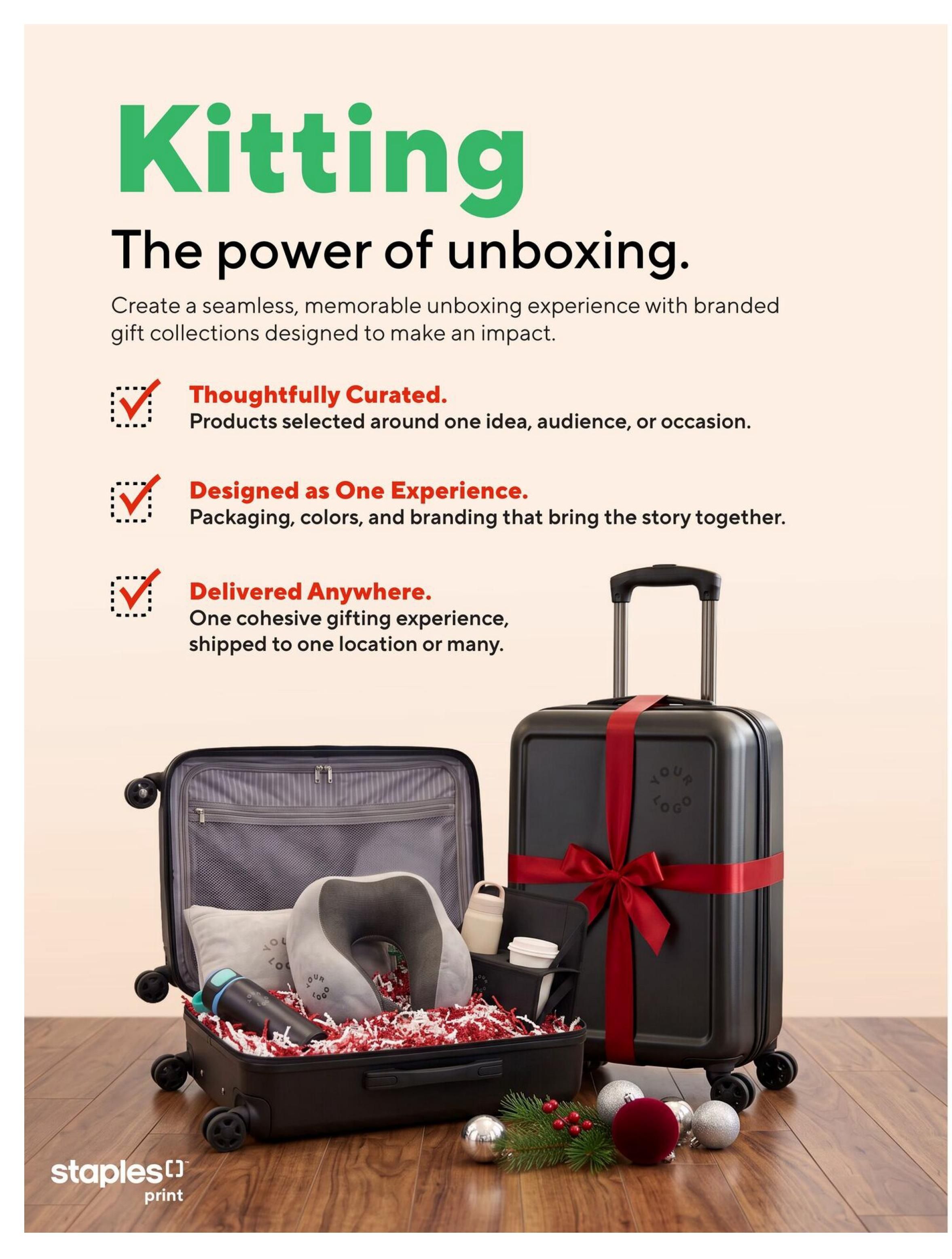 Staples Holiday Idea Gift Guide September 10 to December 31