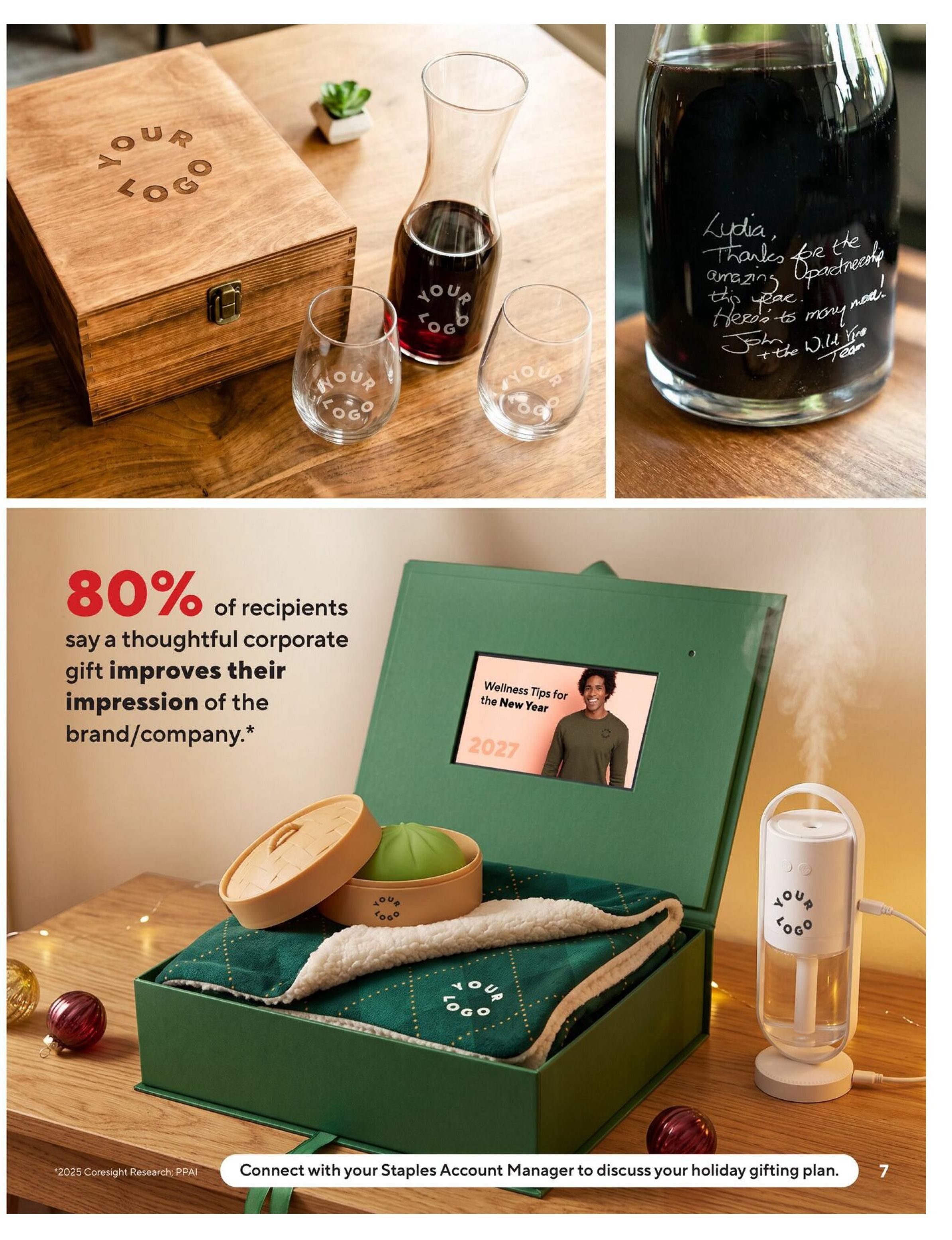 Staples Holiday Idea Gift Guide September 10 to December 31