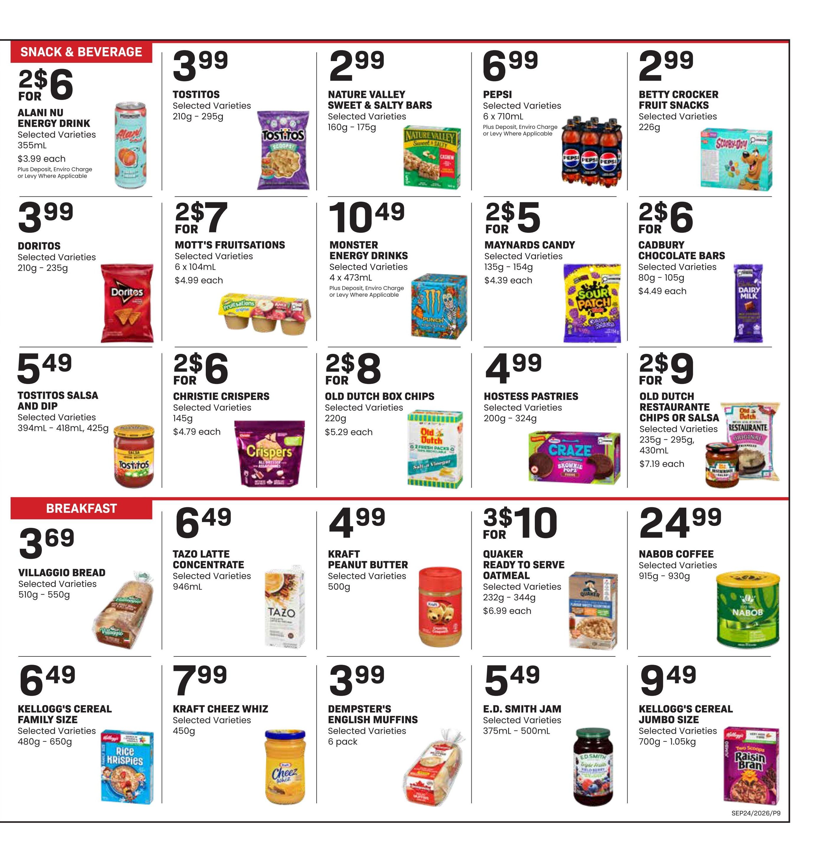 Freson Bros. Flyer September 18 to 24
