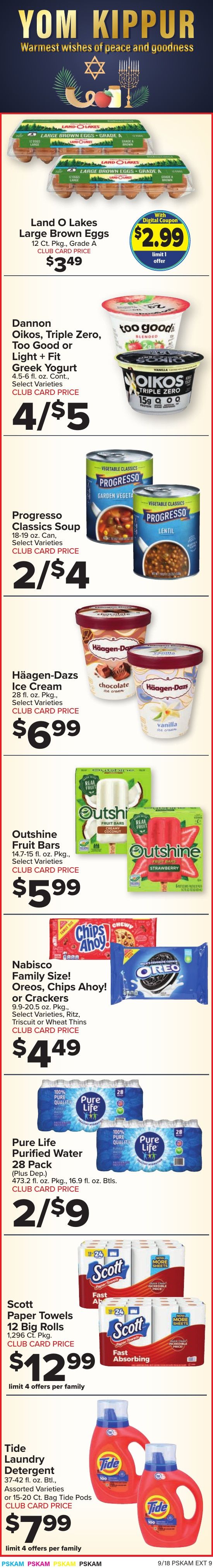Foodtown Weekly Ad September 18 - 24, 2026