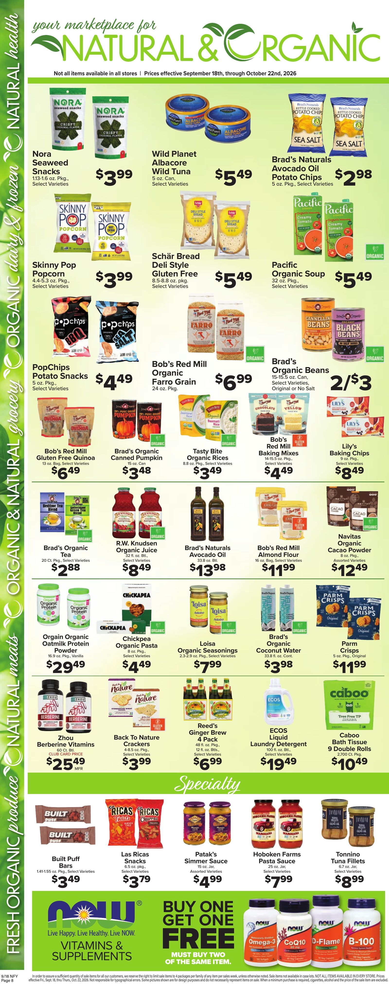 Foodtown Weekly Ad September 18 - 24, 2026