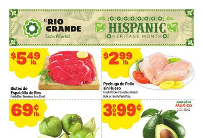 El Rio Grande (Dallas Area, TX) Weekly Ad September 9 - 15, 2026