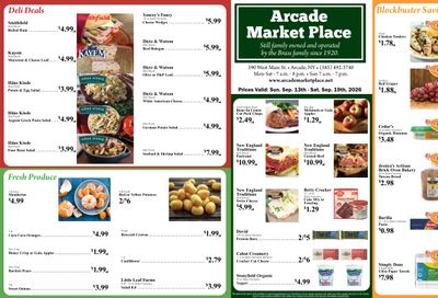 Arcade Market Place Weekly Ad September 13 - 19, 2026