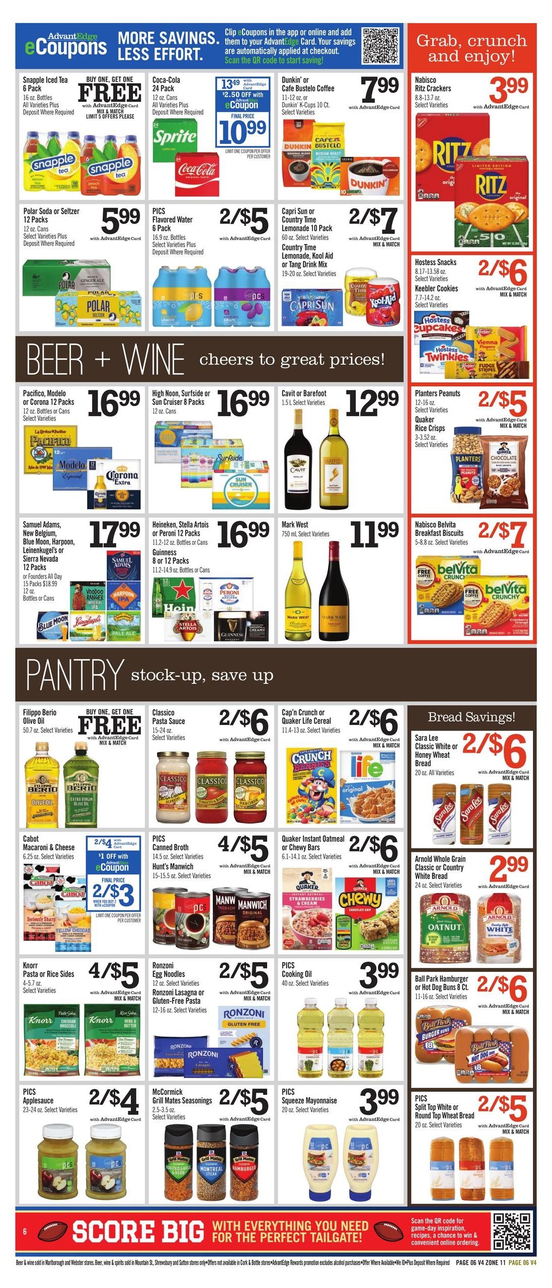 Price Chopper (Athol Area, MA) Weekly Ad September 13 - 19, 2026