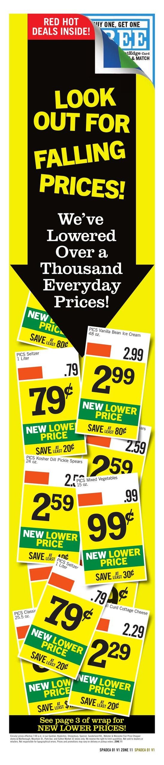 Price Chopper (Athol Area, MA) Weekly Ad September 13 - 19, 2026