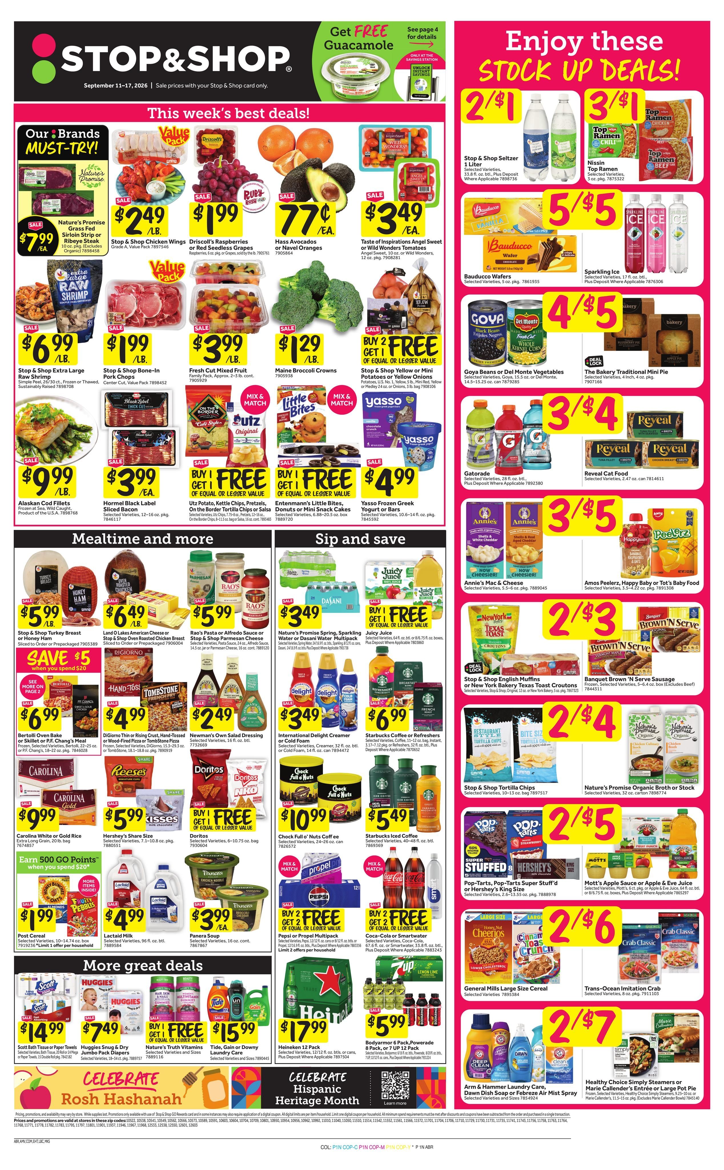 Stop & Shop (Amagansett Area, NY) Weekly Ad September 11 - 17, 2026