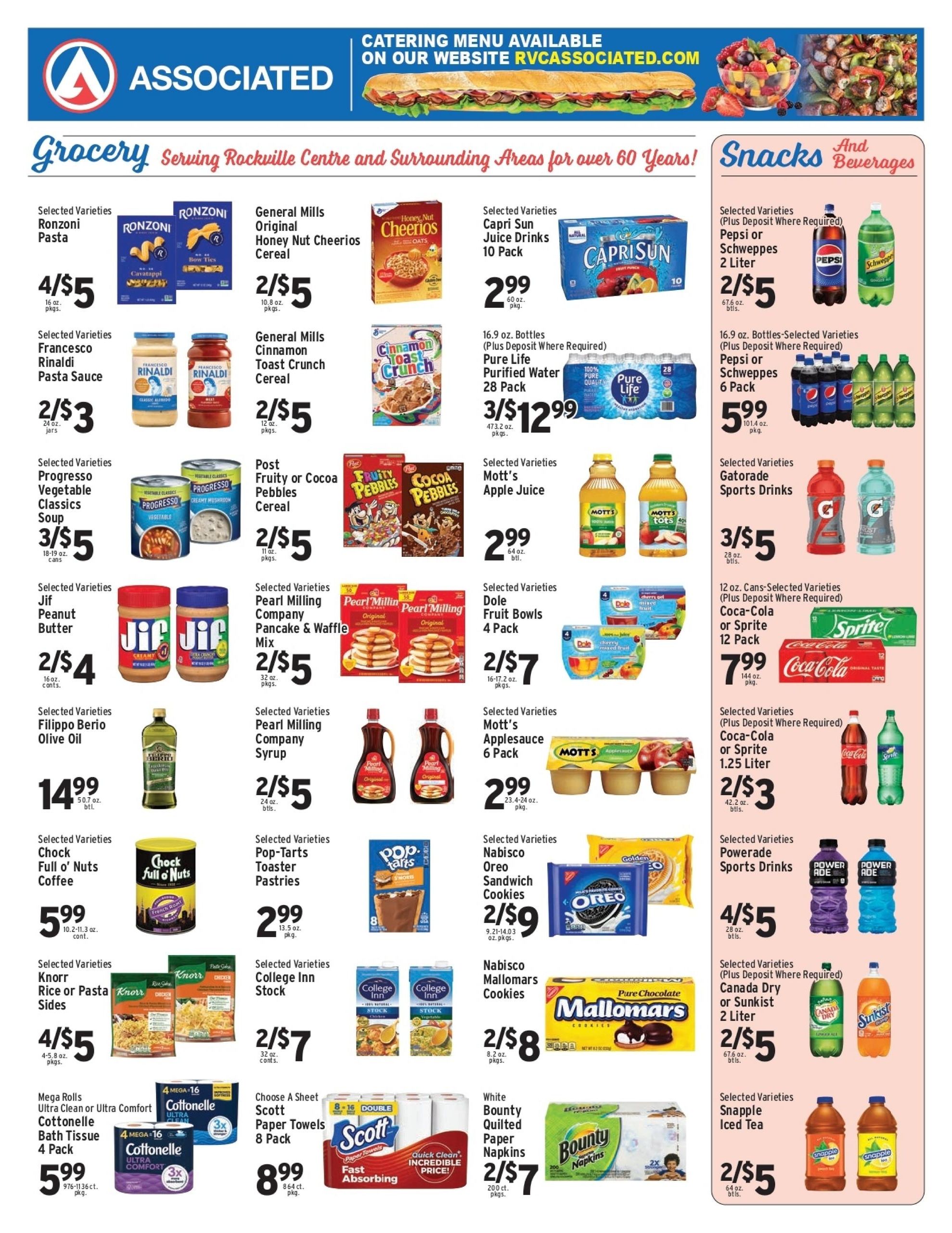 Associated Supermarkets (Carle Place Area, NY) Weekly Ad September 11 - 17, 2026