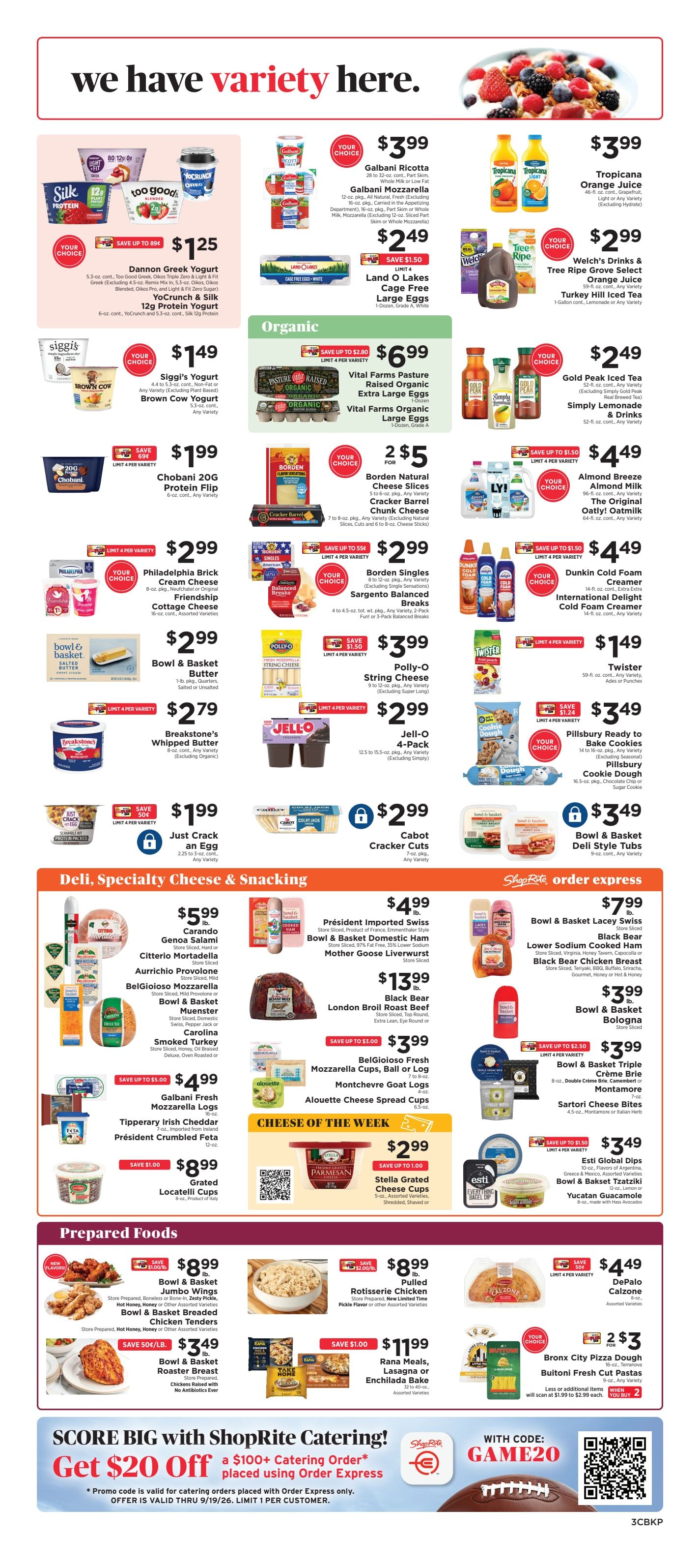 ShopRite (1200 Farmington Ave, Bristol, CT) Weekly Ad September 13 - 19, 2026