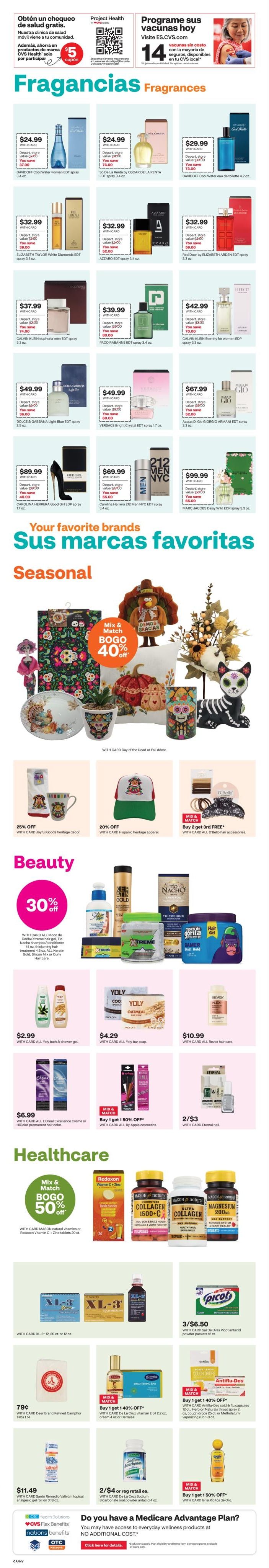 CVS Pharmacy (Alhambra Area, CA) y más Weekly Ad September 13 - 26, 2026