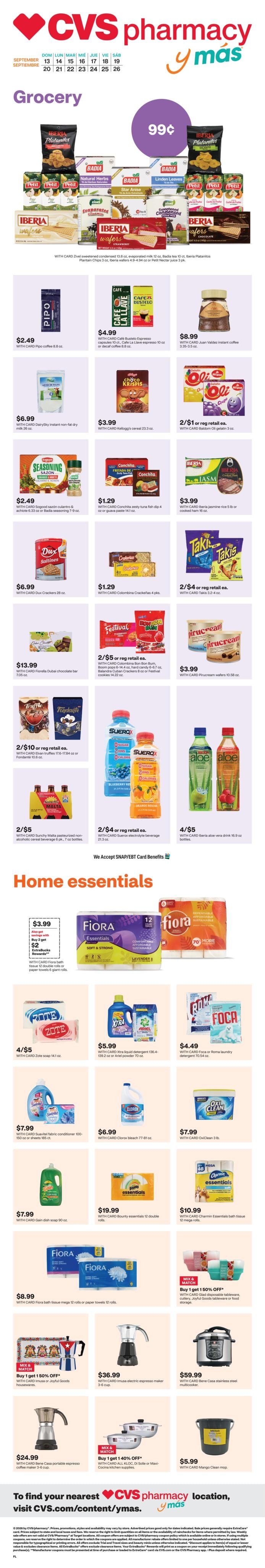 CVS Pharmacy (Boca Raton Area, FL) y más Weekly Ad September 13 - 26, 2026