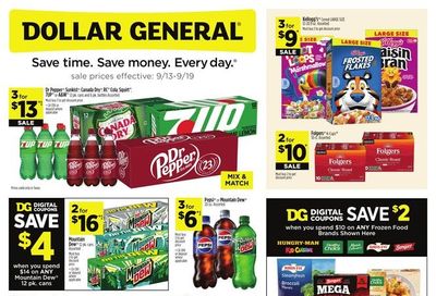 Dollar General (Abilene Area, TX) Weekly Ad September 13 - 19, 2026