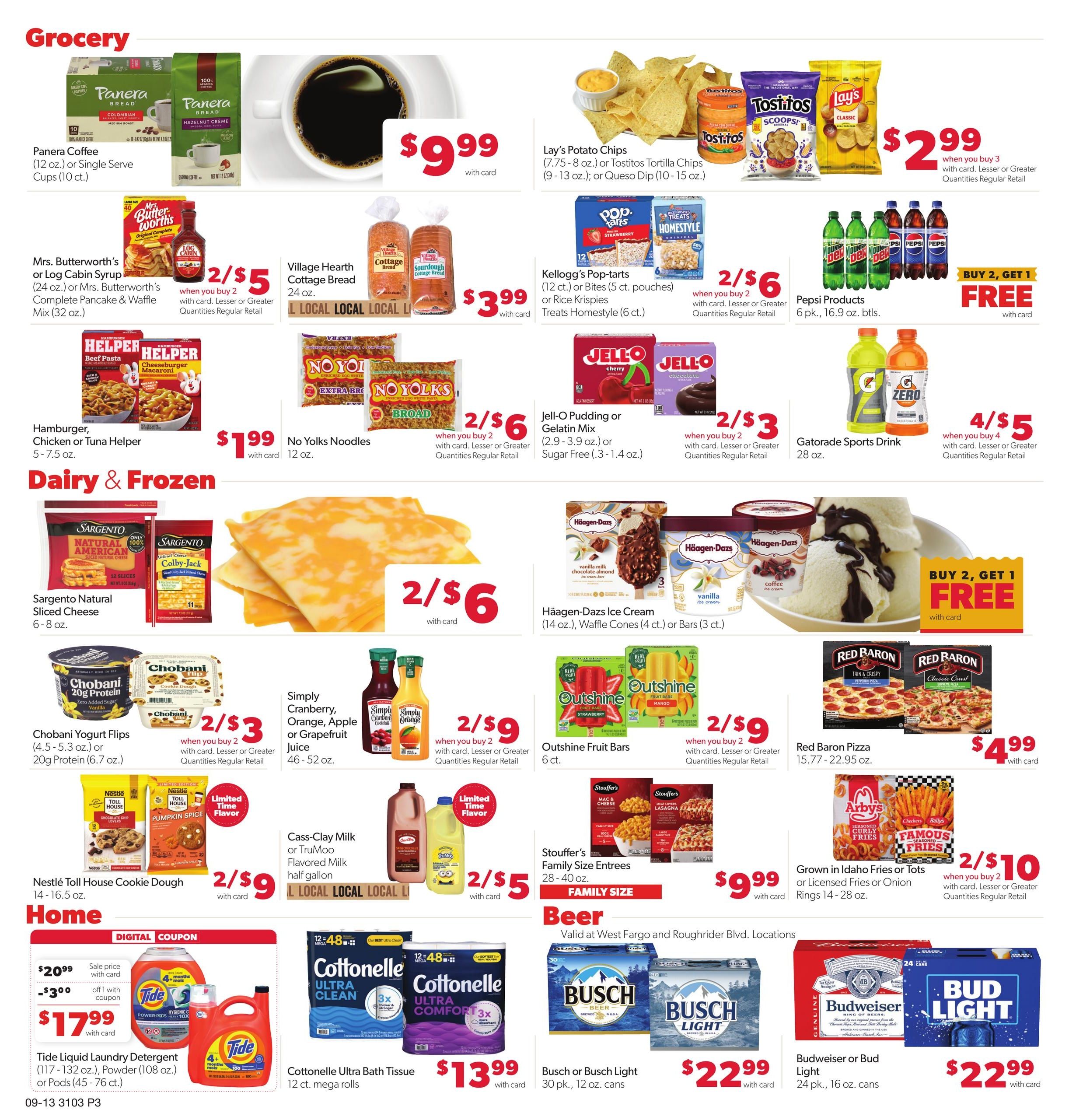 Family Fare (Fargo Area, ND) Weekly Ad September 13 - 19, 2026