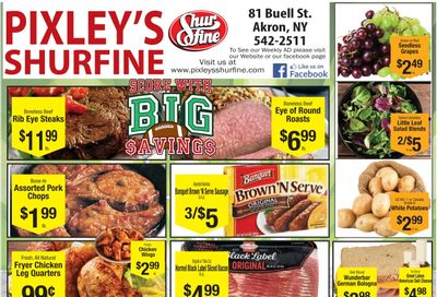 Pixley's Shurfine Food Mart Weekly Ad September 13 - 19, 2026