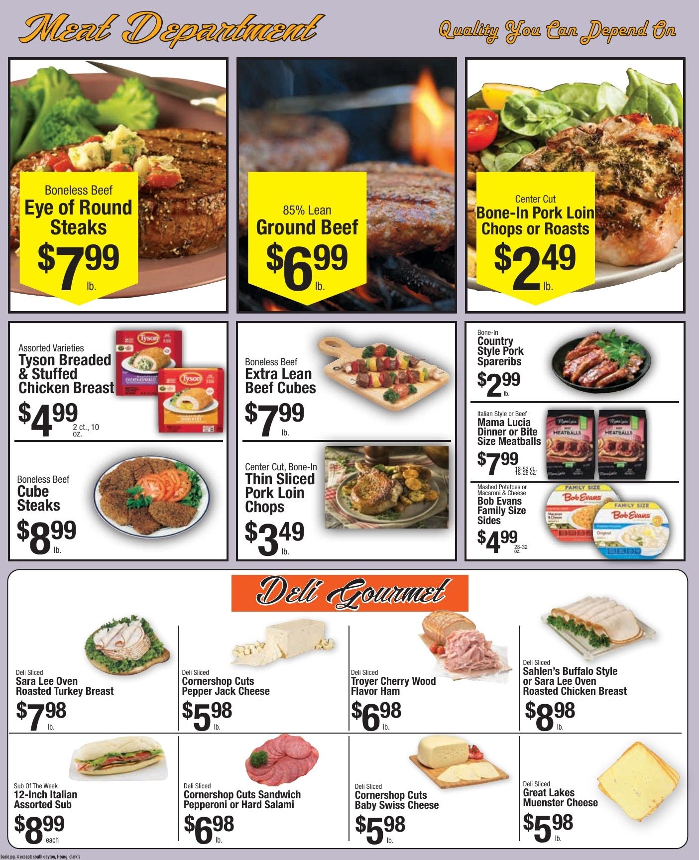 Pixley's Shurfine Food Mart Weekly Ad September 13 - 19, 2026