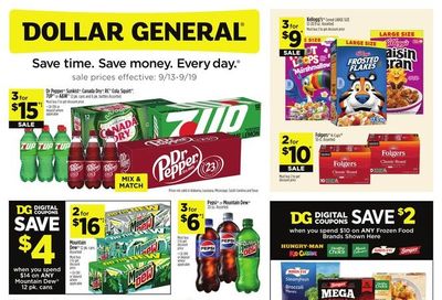 Dollar General (Alhambra Area, CA) Weekly Ad September 13 - 19, 2026