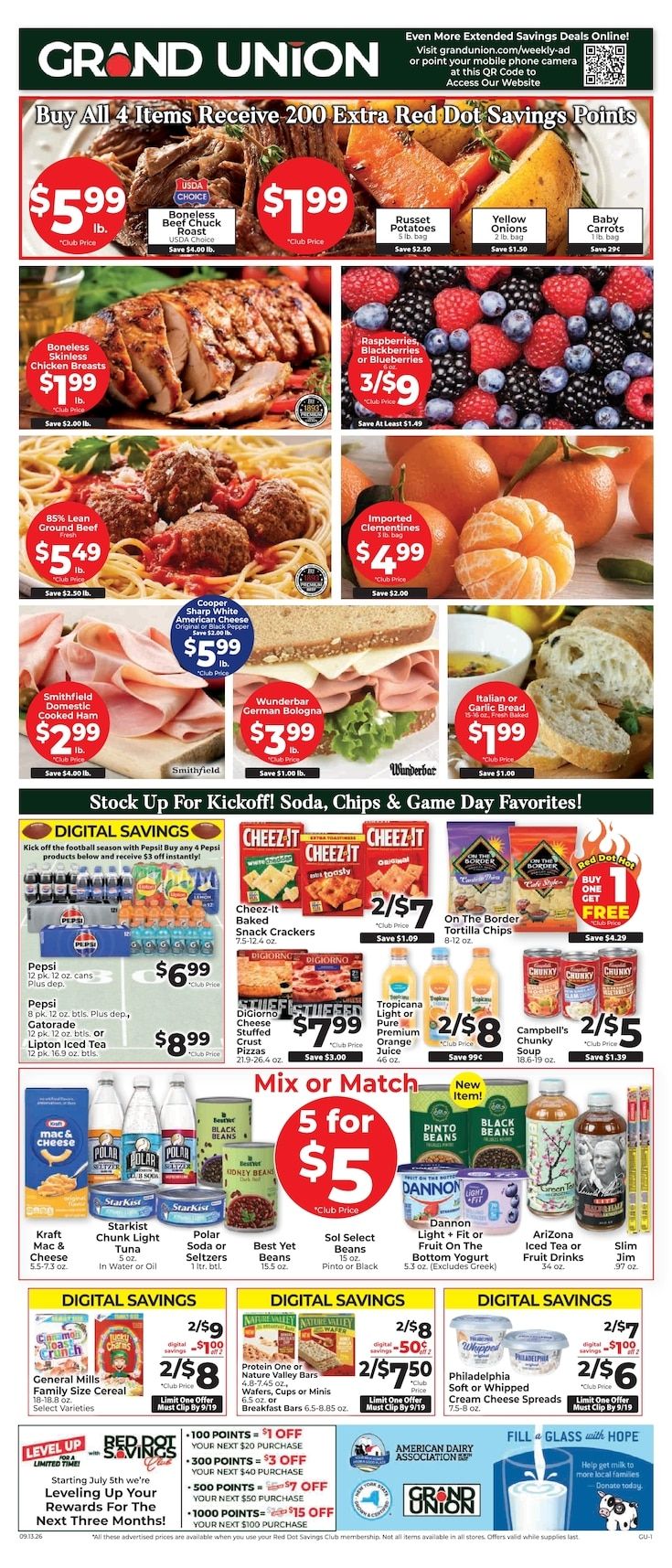 Grand Union (New York) Weekly Ad September 13 - 19, 2026