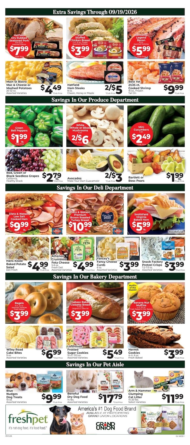 Grand Union (New York) Weekly Ad September 13 - 19, 2026