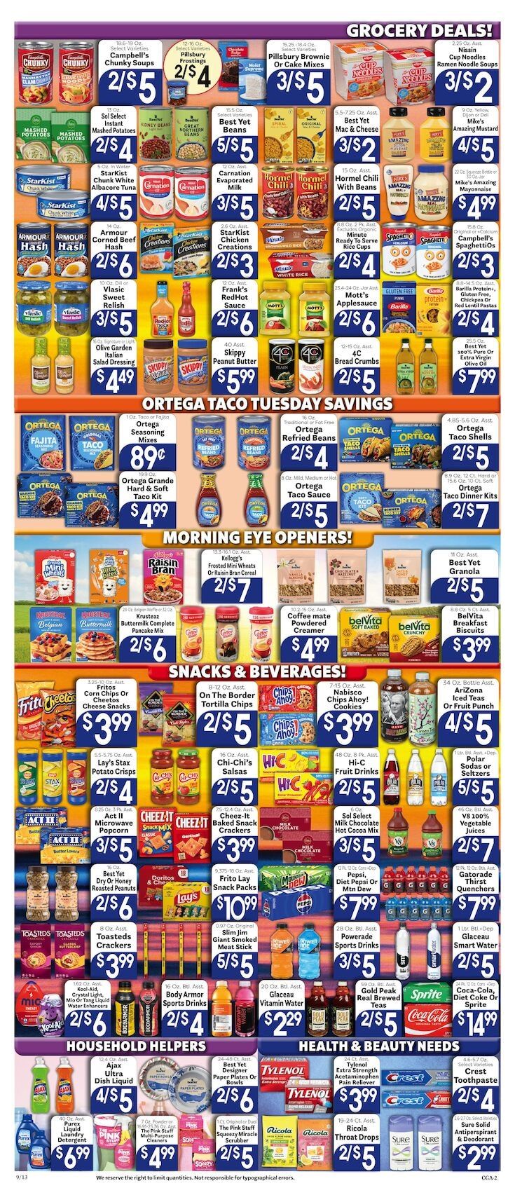 Valley Market and Jim's Great American Weekly Ad September 13 - 19, 2026