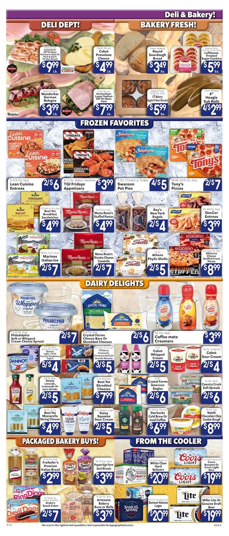Valley Market and Jim's Great American Weekly Ad September 13 - 19, 2026