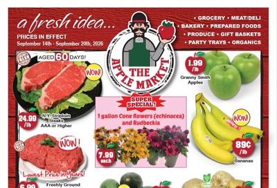 The Apple Market Flyer September 14 to 20