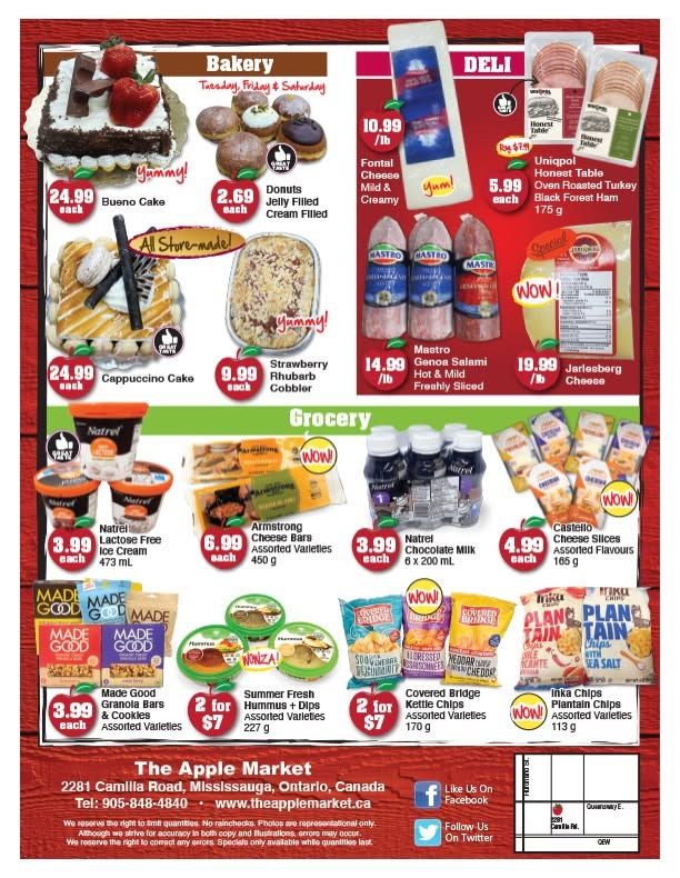 The Apple Market Flyer September 14 to 20