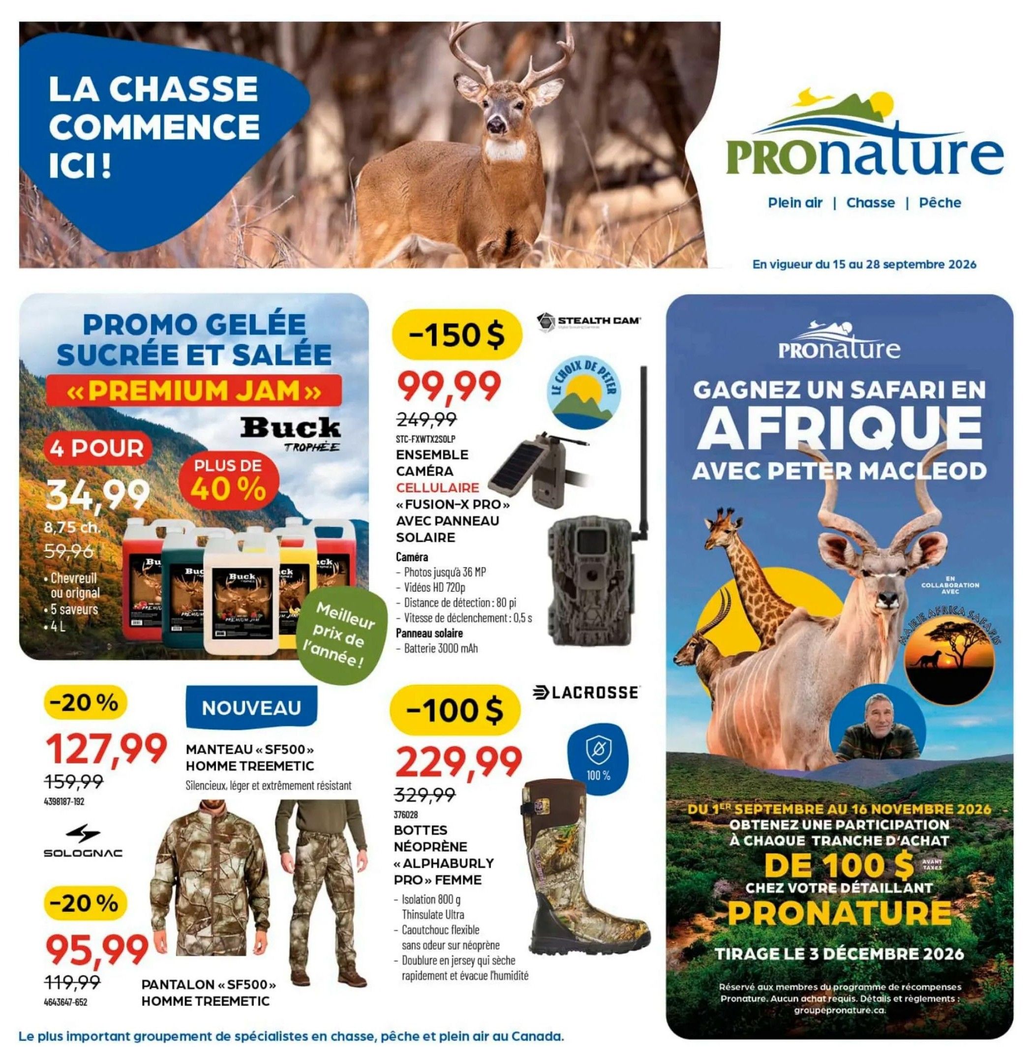 Pronature Flyer September 15 to 28