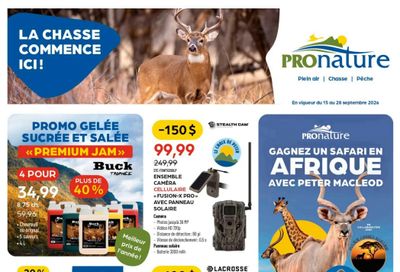 Pronature Flyer September 15 to 28