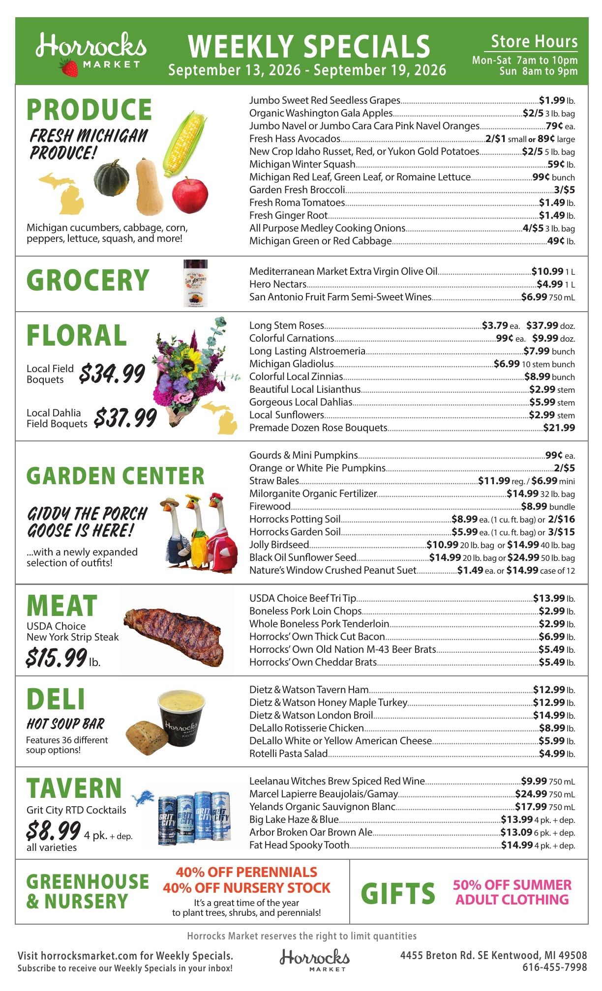 Horrocks Market Weekly Ad September 13 - 19, 2026