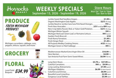 Horrocks Market Weekly Ad September 13 - 19, 2026