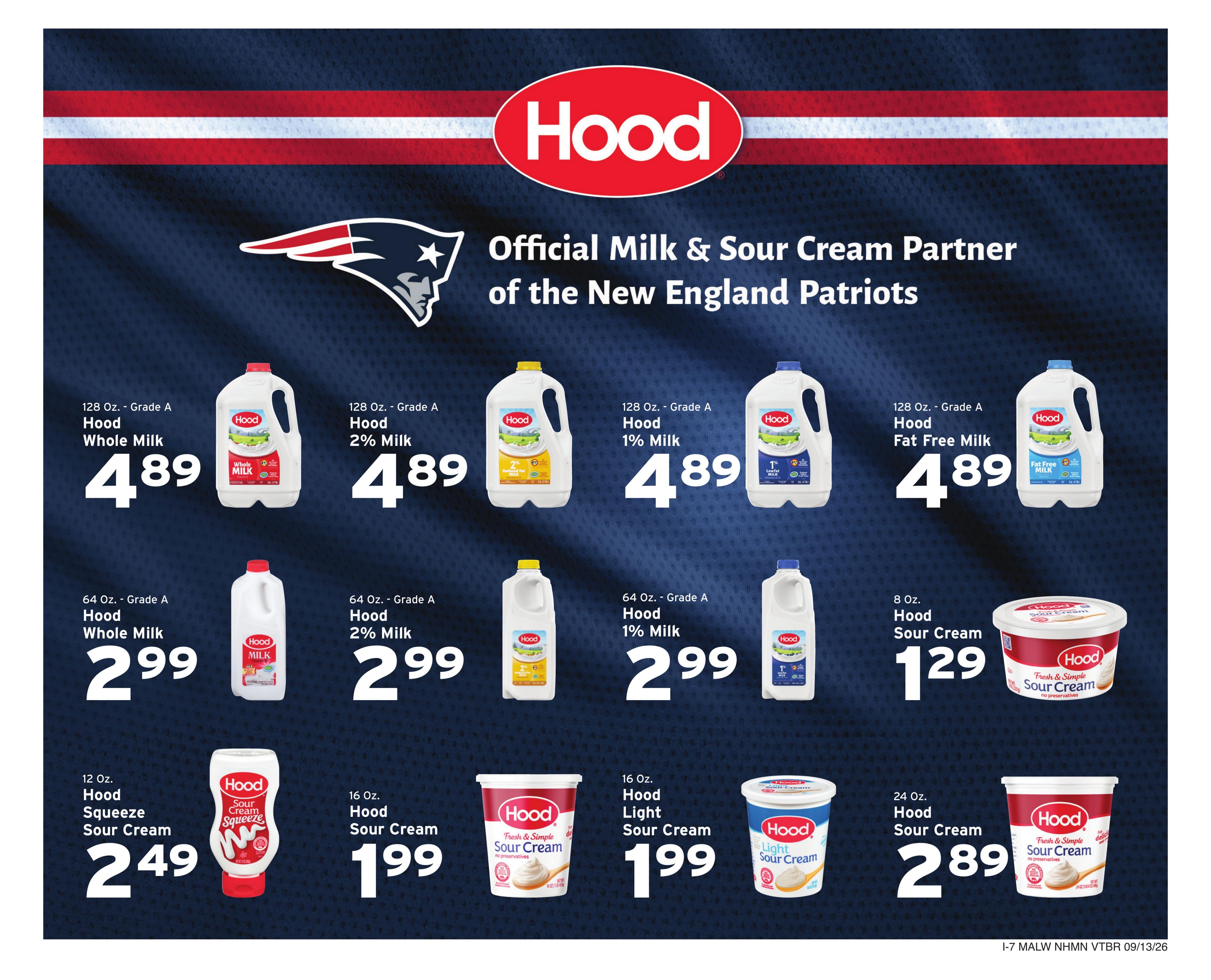 Hannaford (Brattleboro Area, VT) Week 38 Weekly Ad September 13 - 19, 2026