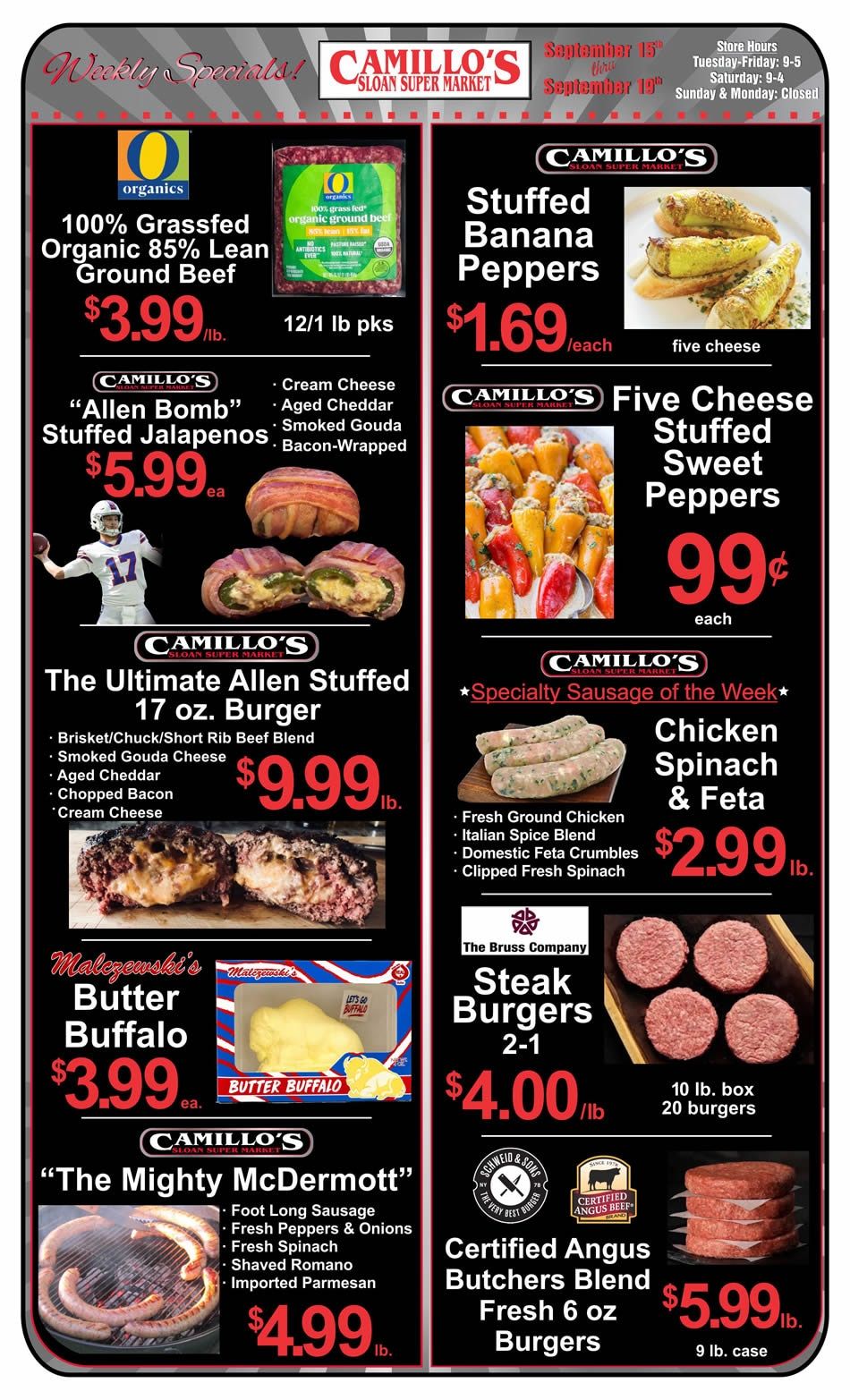 Sloan Super Market Weekly Ad September 13 - 19, 2026