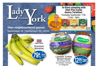 Lady York Foods Flyer September 14 to 20