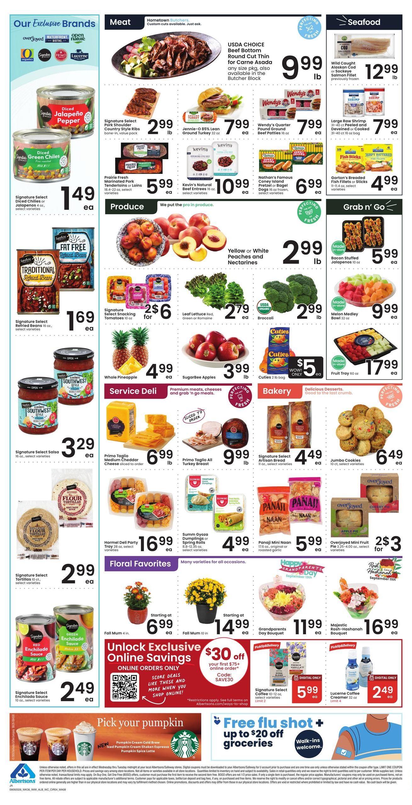 Albertsons (Jackson Area, WY) Weekly Ad September 9 - 15, 2026
