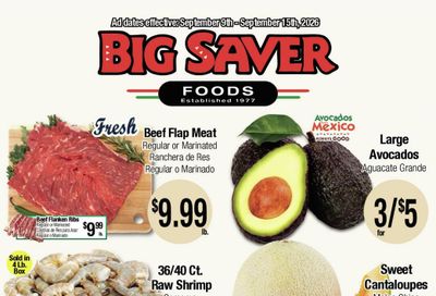 Big Saver Foods Weekly Ad September 9 - 15, 2026