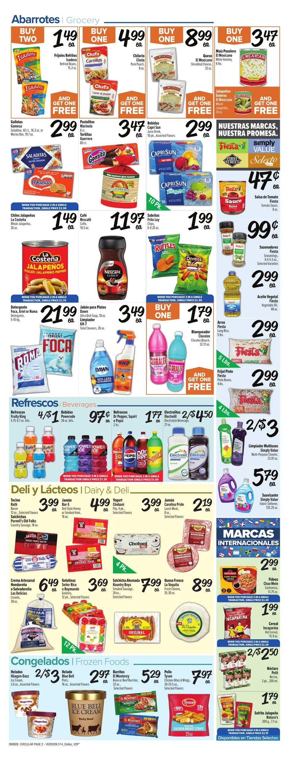 Fiesta Mart (Denton Area, TX) Weekly Ad September 9 - 15, 2026