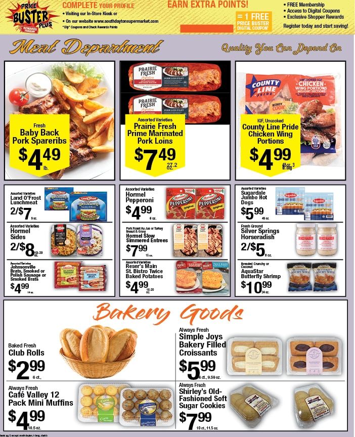 South Dayton Supermarket Weekly Ad September 14 - 20, 2026