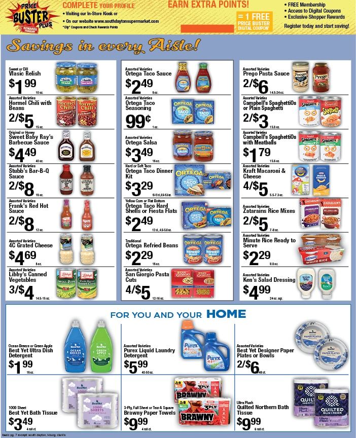 South Dayton Supermarket Weekly Ad September 14 - 20, 2026